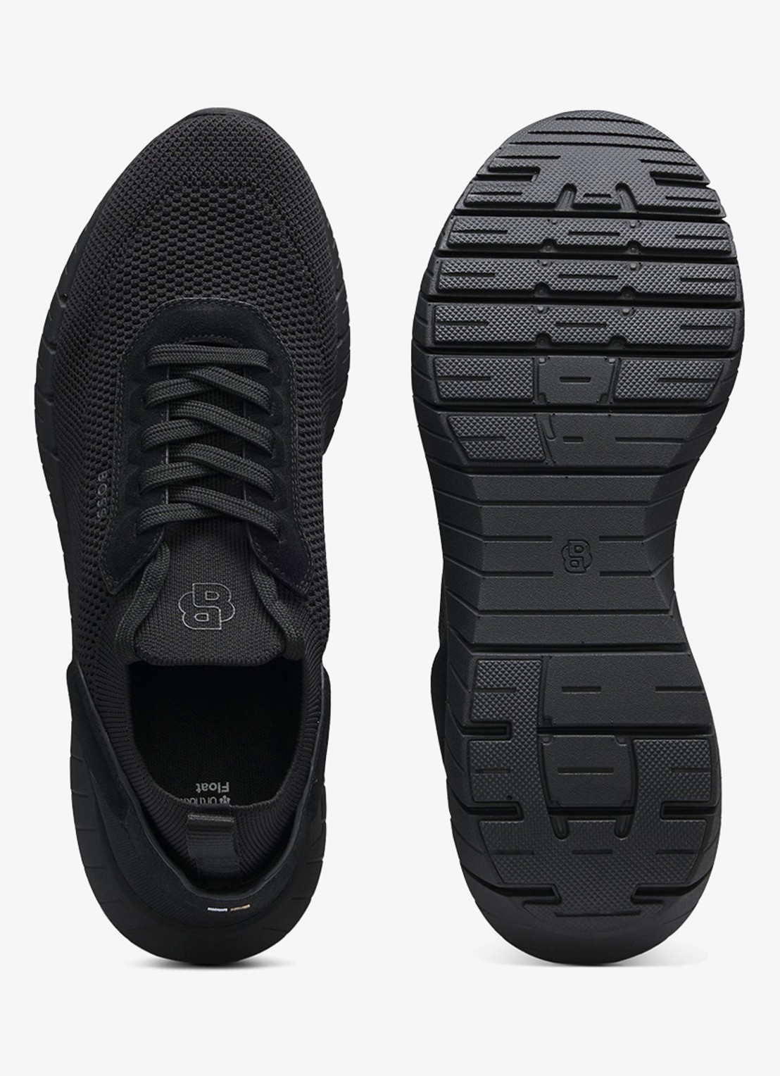 BOSS Boss-Motion sneaker met gebreid bovenwerk - achterkant 5 zwart