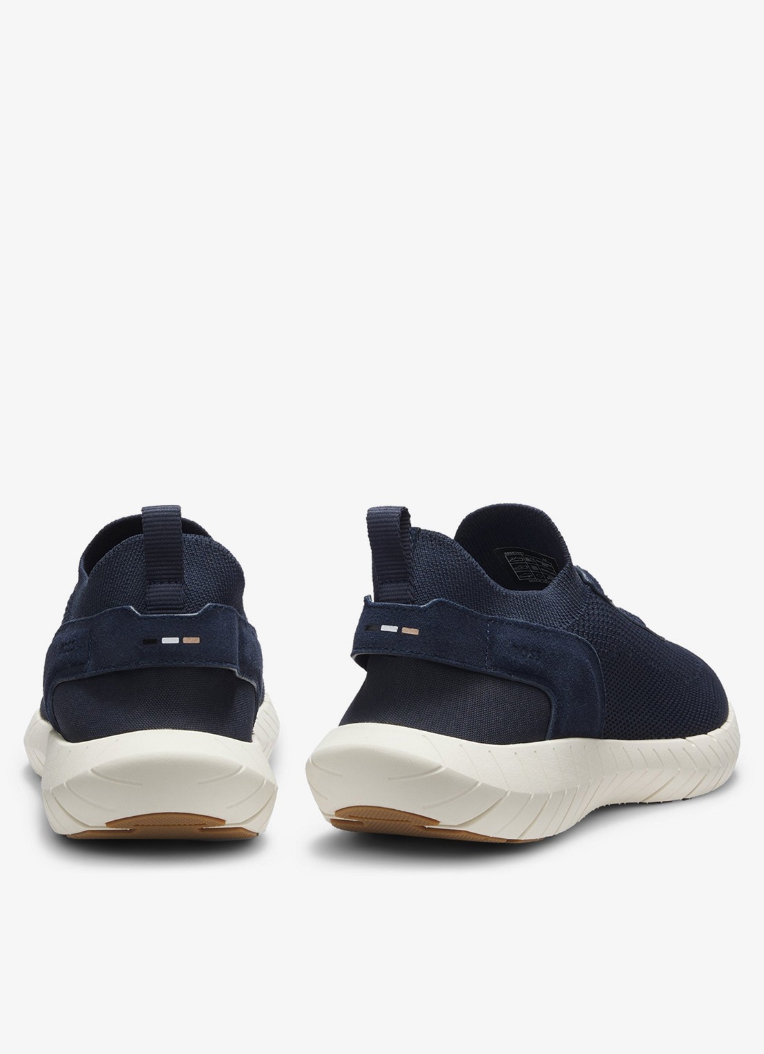 BOSS Boss-Motion sneaker met gebreid bovenwerk - detail 3 donkerblauw