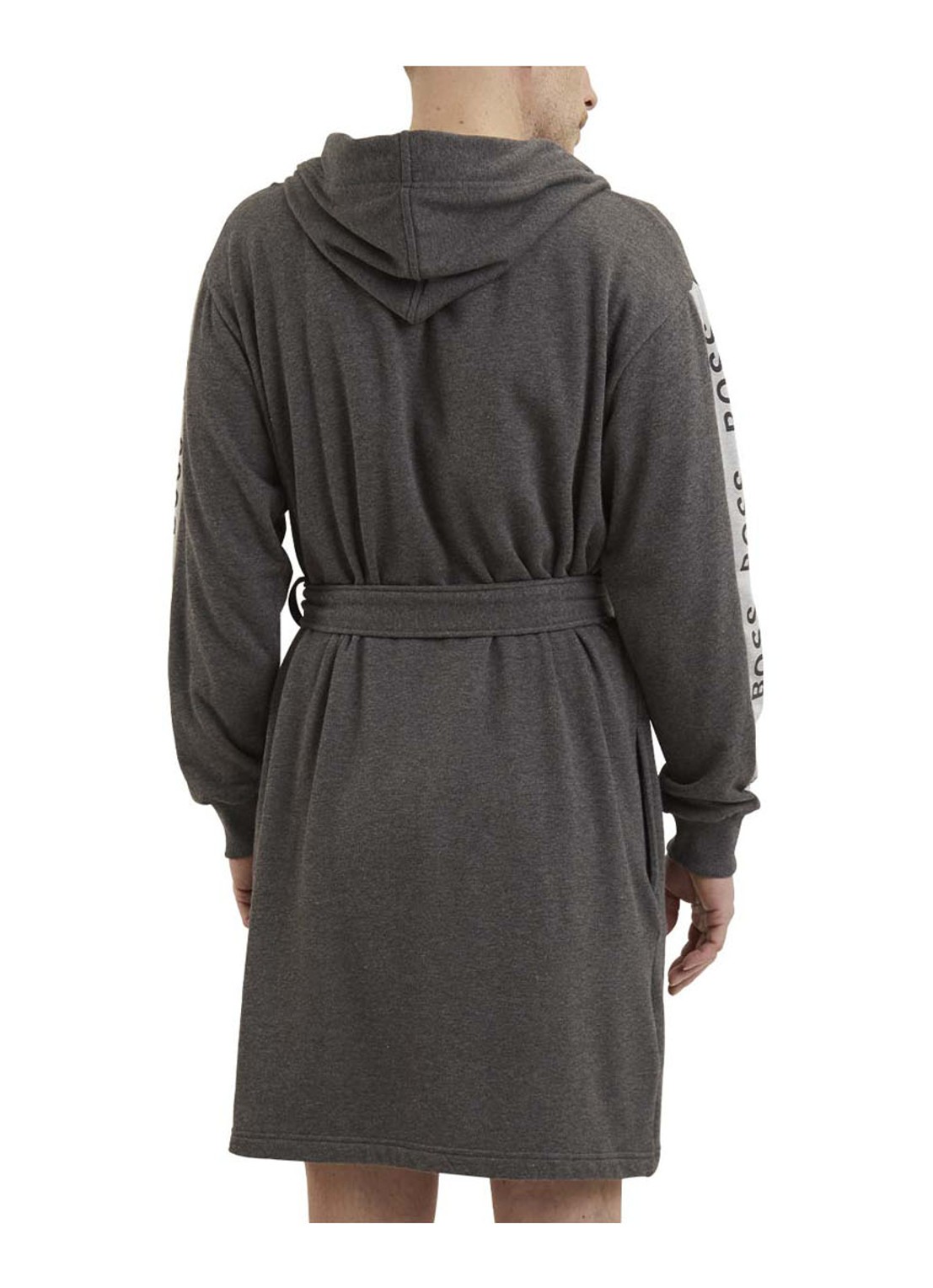 BOSS BOSS-SEN Charcoa     Bath robe - detail 4 grijs