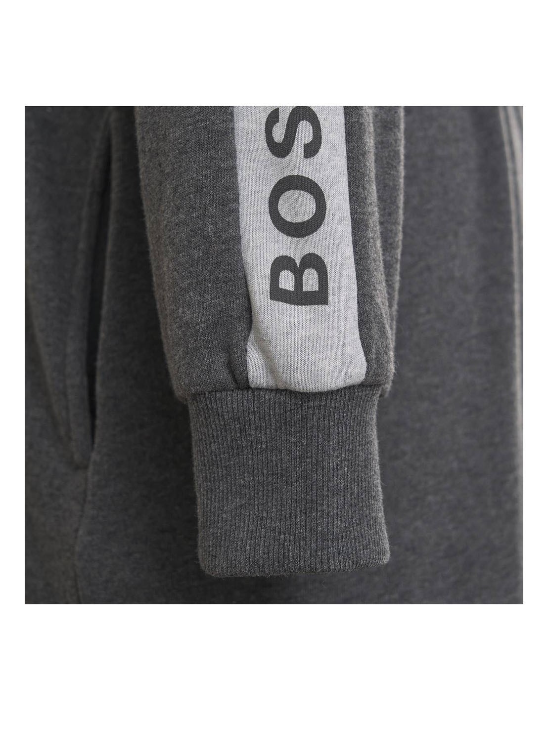 BOSS BOSS-SEN Charcoa     Bath robe - achterkant 7 antraciet