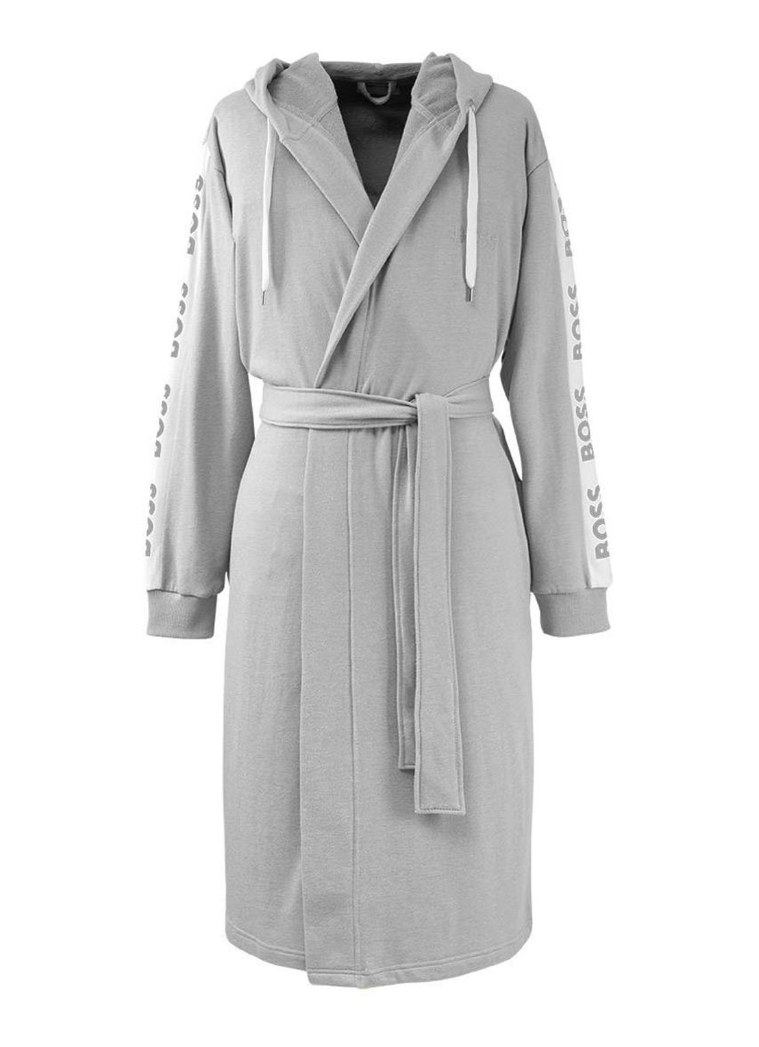 BOSS BOSS-SEN Charcoa     Bath robe - detail grijsmele
