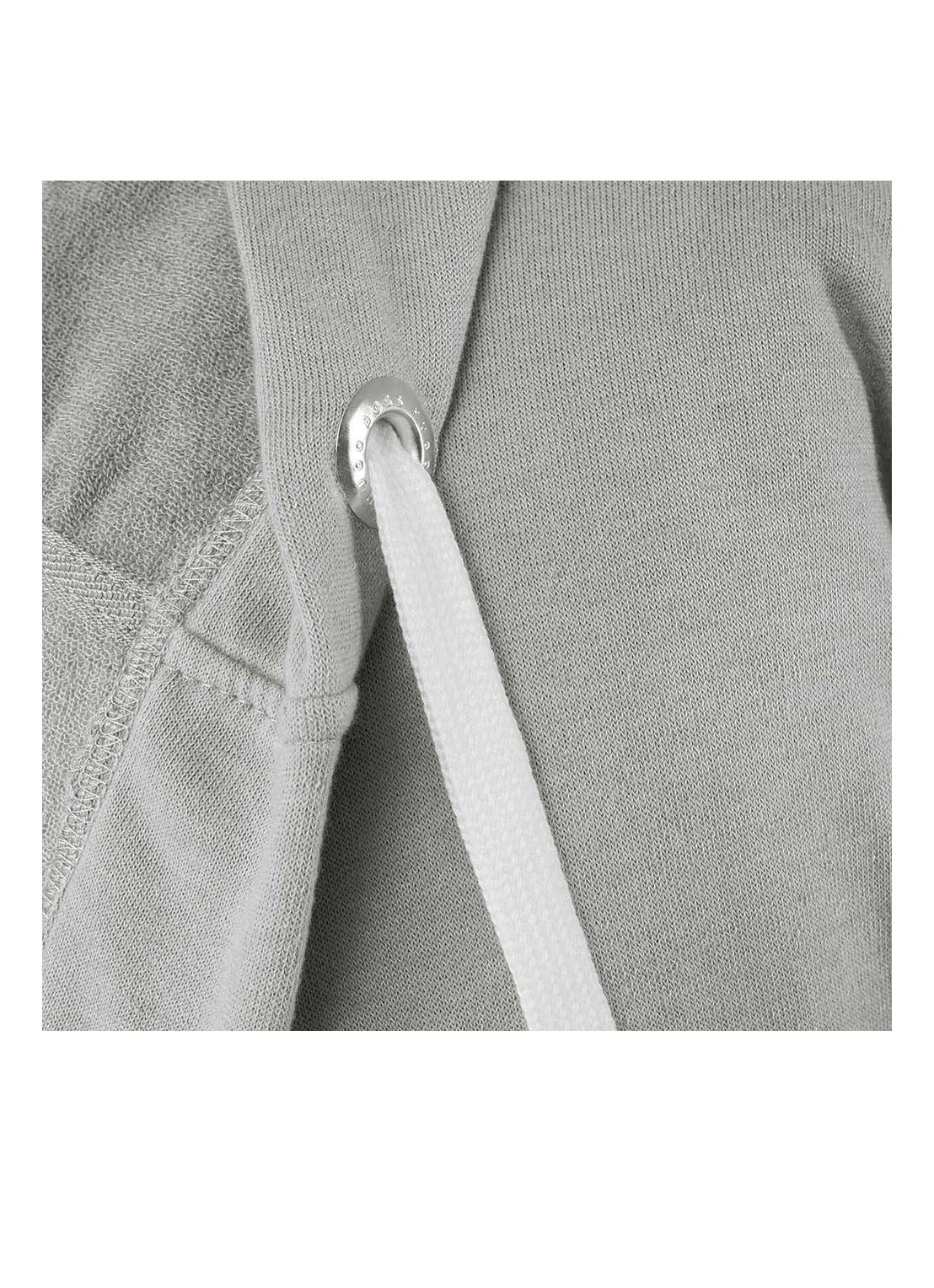 BOSS BOSS-SEN Charcoa     Bath robe - detail 3 grijsmele