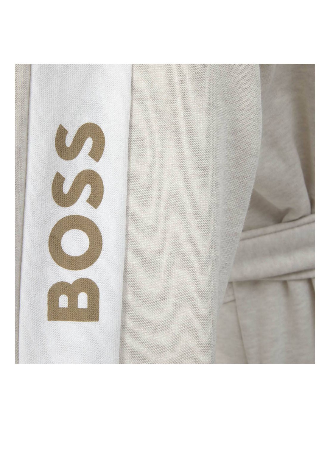 BOSS BOSS-SEN Charcoa     Bath robe - detail donkerbeige