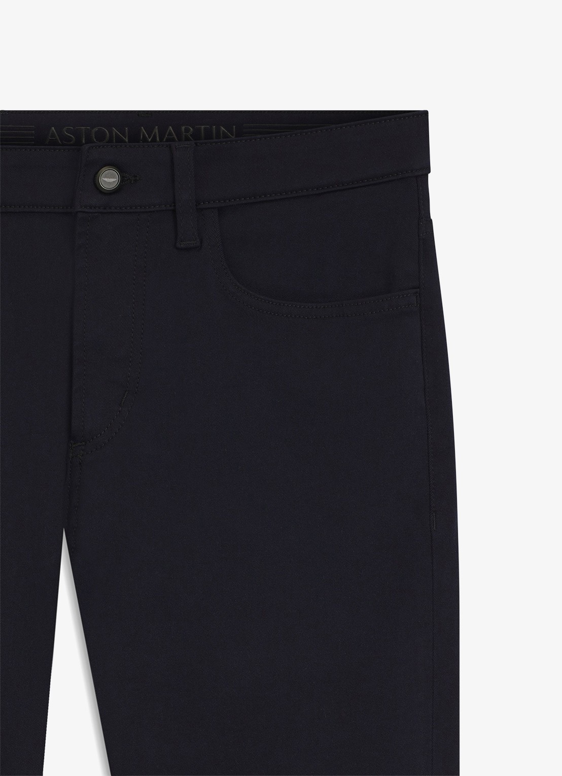 BOSS BOSS x ASTON MARTIN slim fit jeans met steekzakken - detail 3 zwart