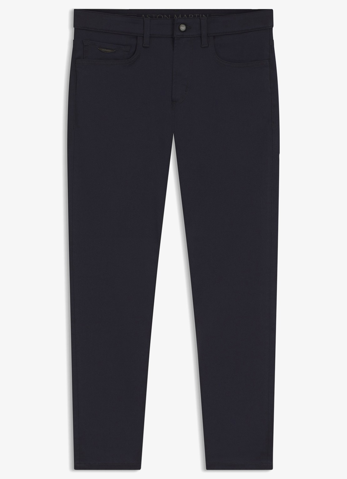 BOSS BOSS x ASTON MARTIN slim fit jeans met steekzakken - voorkant 5 zwart