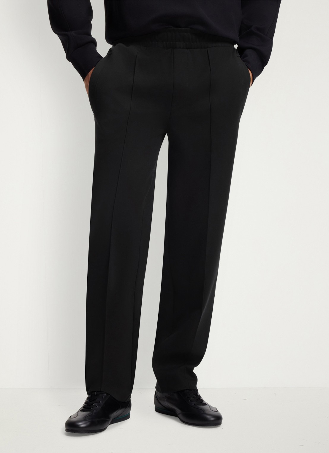 BOSS BOSS x ASTON MARTIN slim fit pantalon met steekzakken  - detail 5 zwart