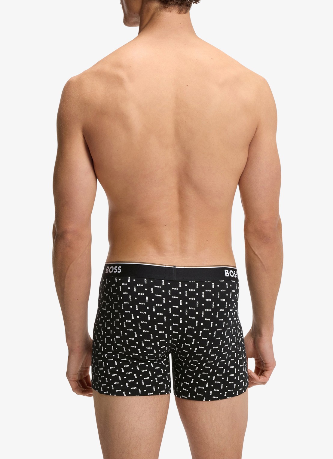 BOSS Boxershort met logoband in 3-pack - achterkant 4 zwart