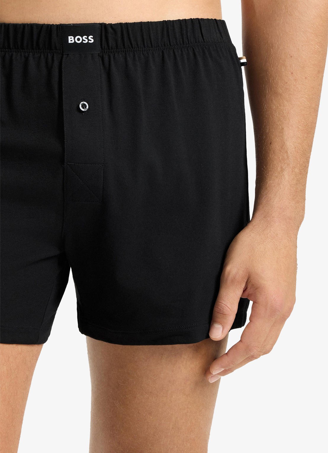 BOSS Boxershorts met logo in 2-pack - detail 3 zwart