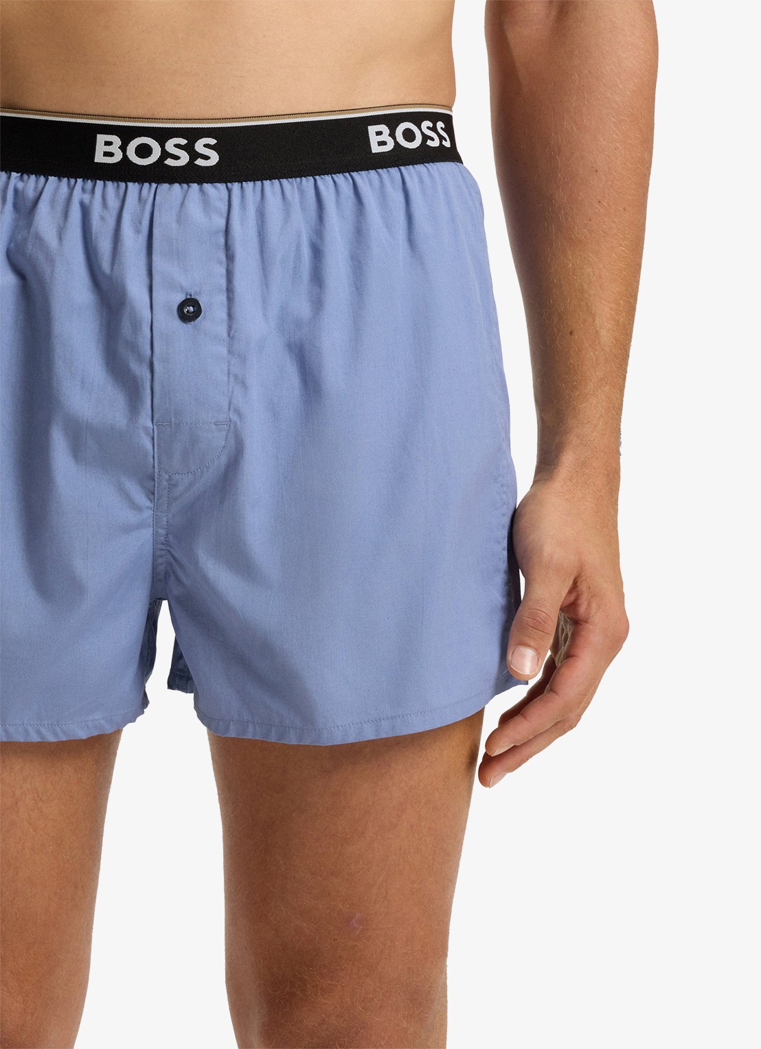 BOSS Boxershorts met logoband in 2-pack - detail 4 donkerblauw