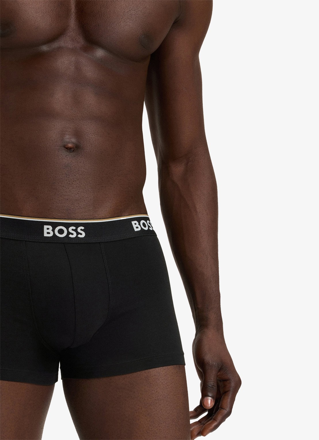 BOSS Boxershorts met logoband in 3-pack - detail 3 diepzwart