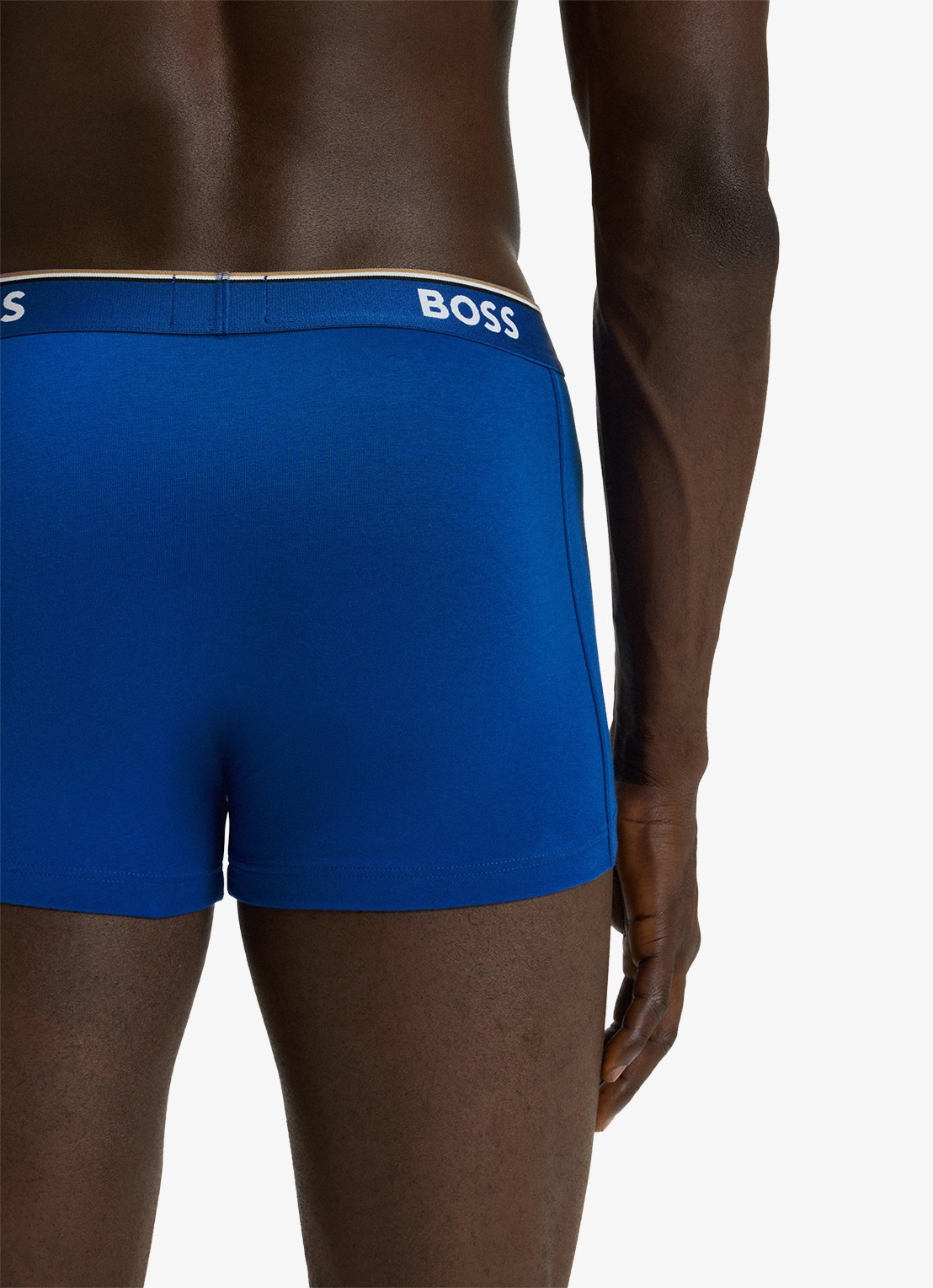 BOSS Boxershorts met logoband in 3-pack - detail 5 blauw