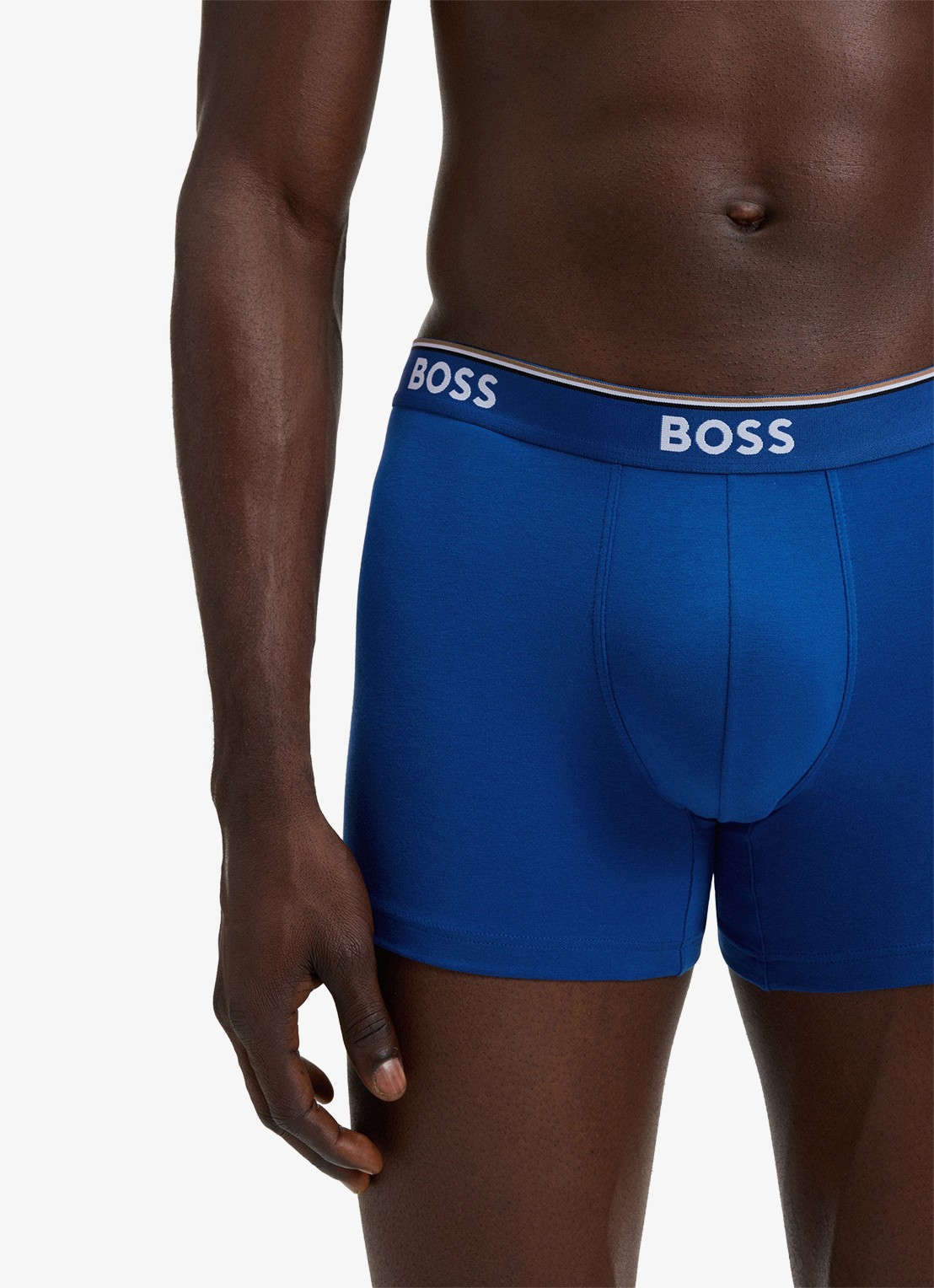 BOSS Boxershorts met logoband in 3-pack - detail 5 blauw