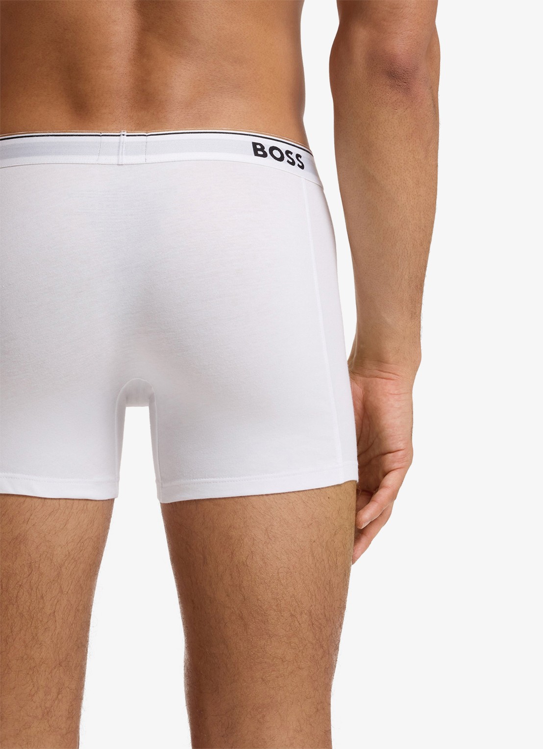 BOSS Boxershorts met logoband in 3-pack - detail 5 gebroken wit