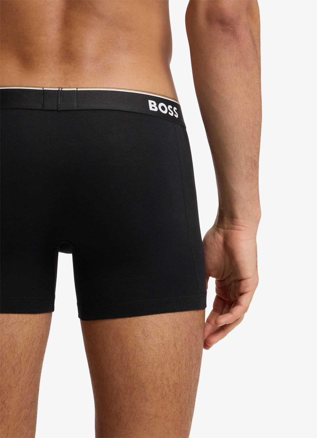 BOSS Boxershorts met logoband in 3-pack - detail 3 grijs