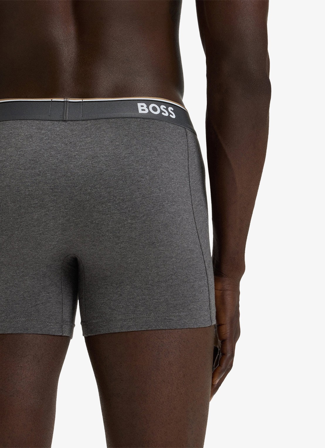 BOSS Boxershorts met logoband in 3-pack - detail 3 grijs