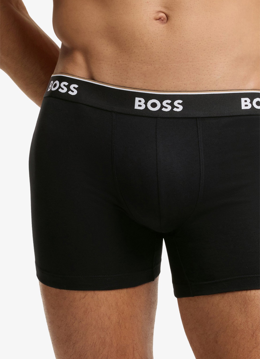 BOSS Boxershorts met logoband in 3-pack - detail 4 grijs