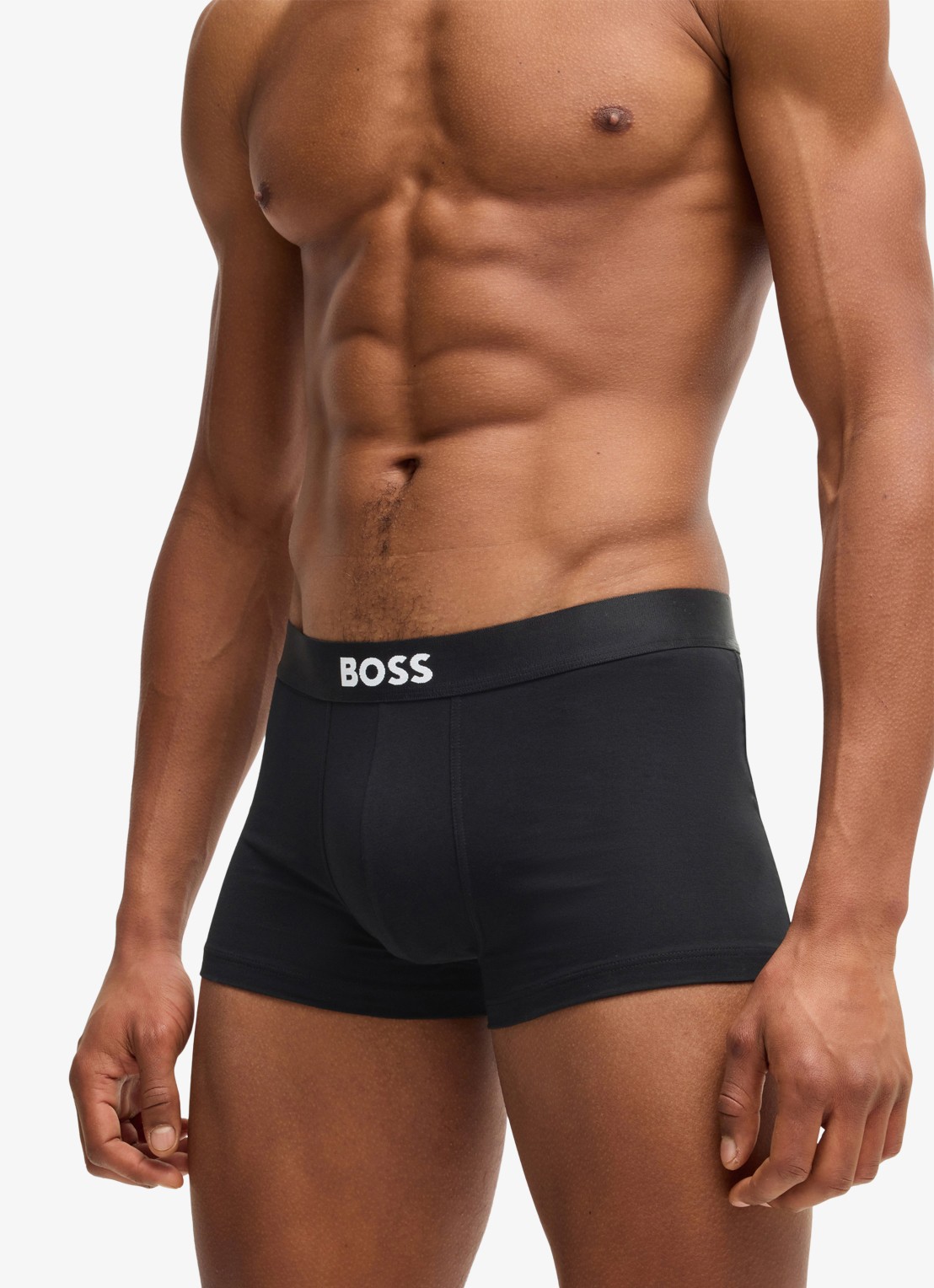 BOSS Boxershorts met logoband in 3-pack - detail 4 zwart
