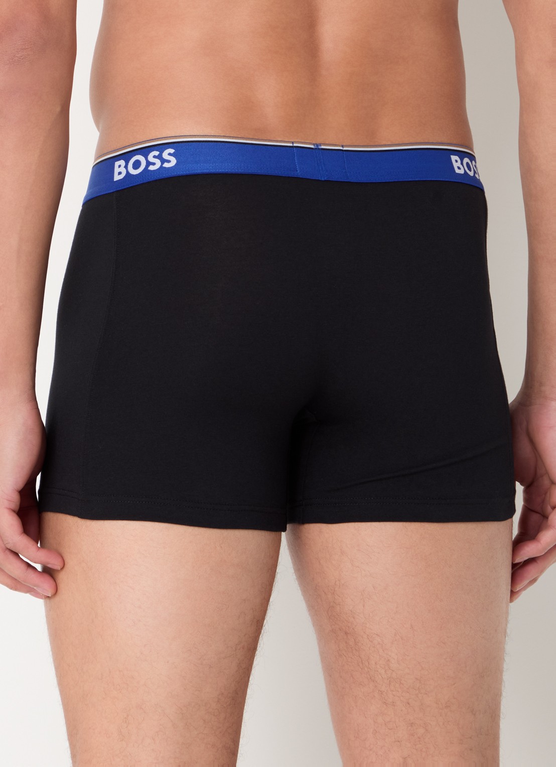 BOSS Boxershorts met logoband in 3-pack - achterkant zwart