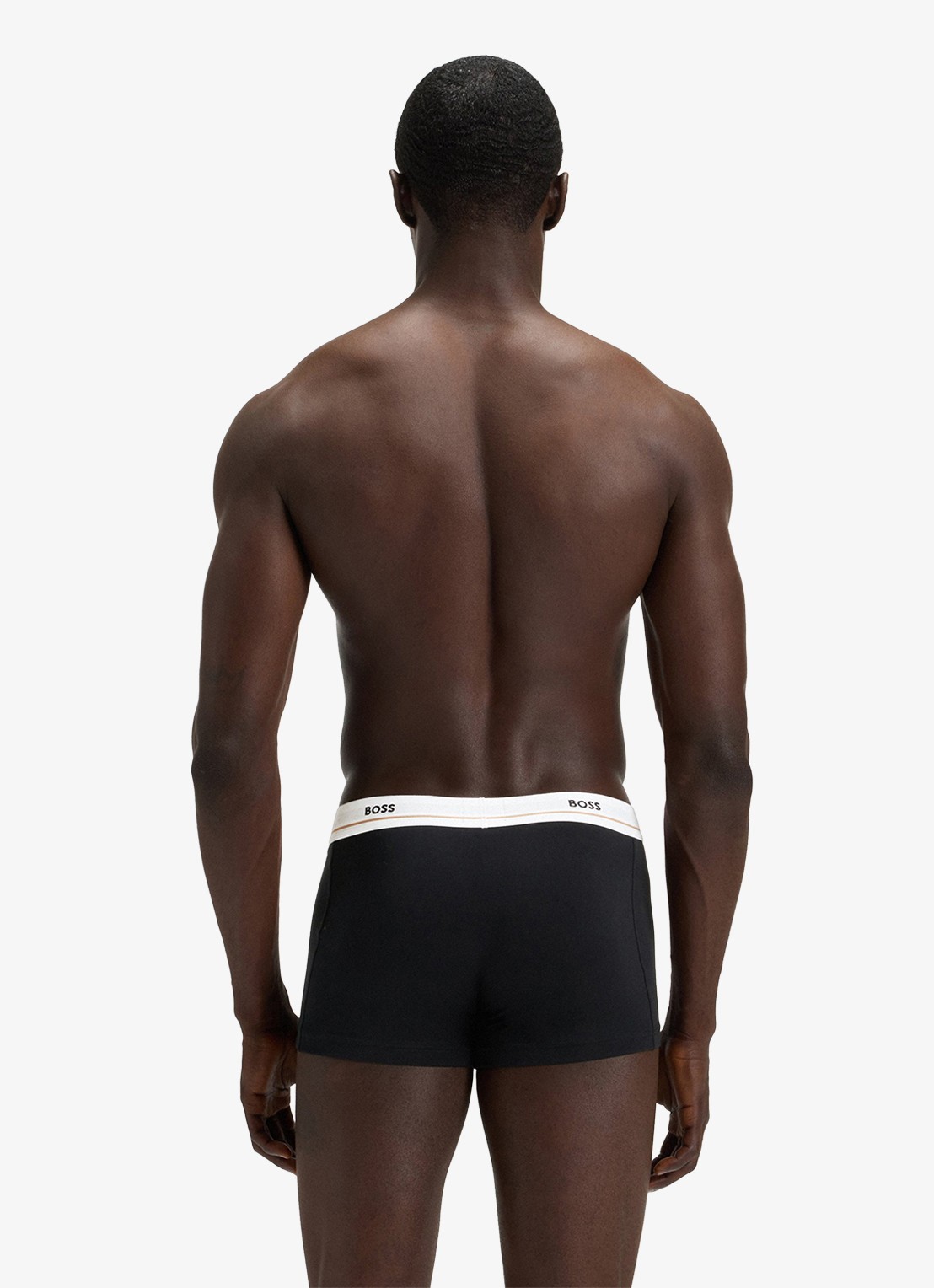 BOSS Boxershorts met logoband in 5-pack - achterkant zwart