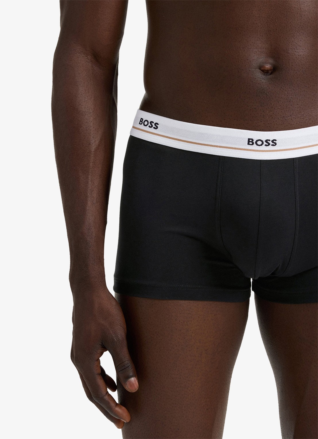 BOSS Boxershorts met logoband in 5-pack - detail 4 zwart