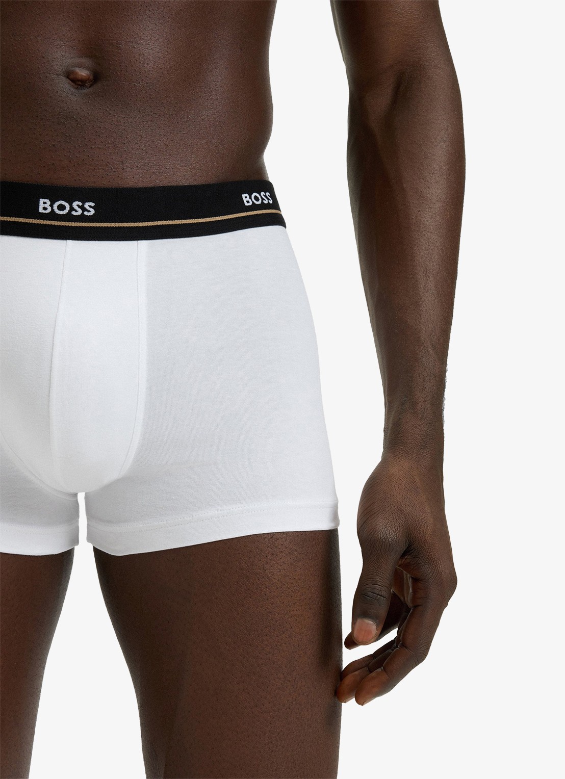 BOSS Boxershorts met logoband in 5-pack - detail 5 donkerblauw