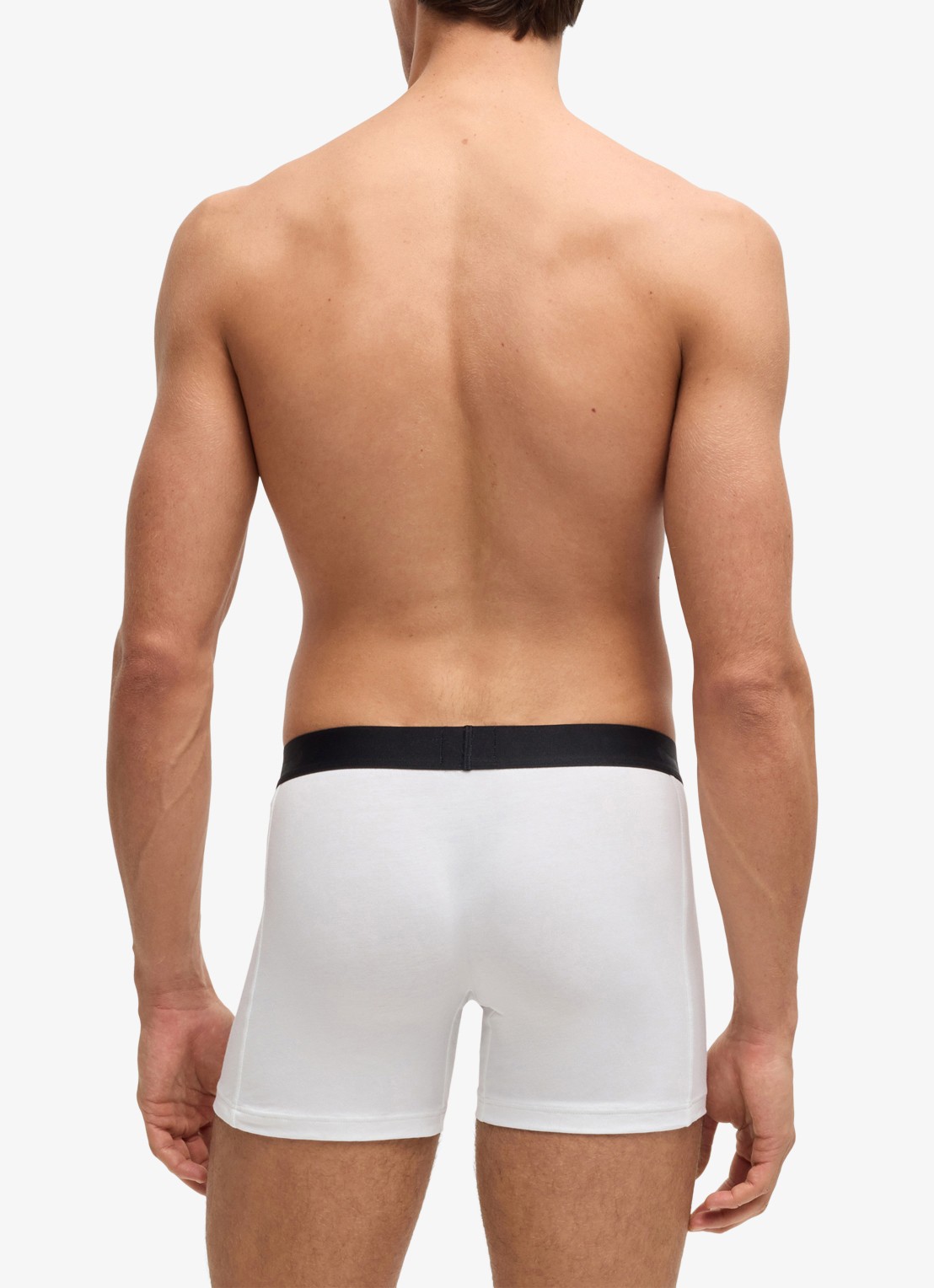 BOSS Boxershorts van  katoen in 3-pack - achterkant wit