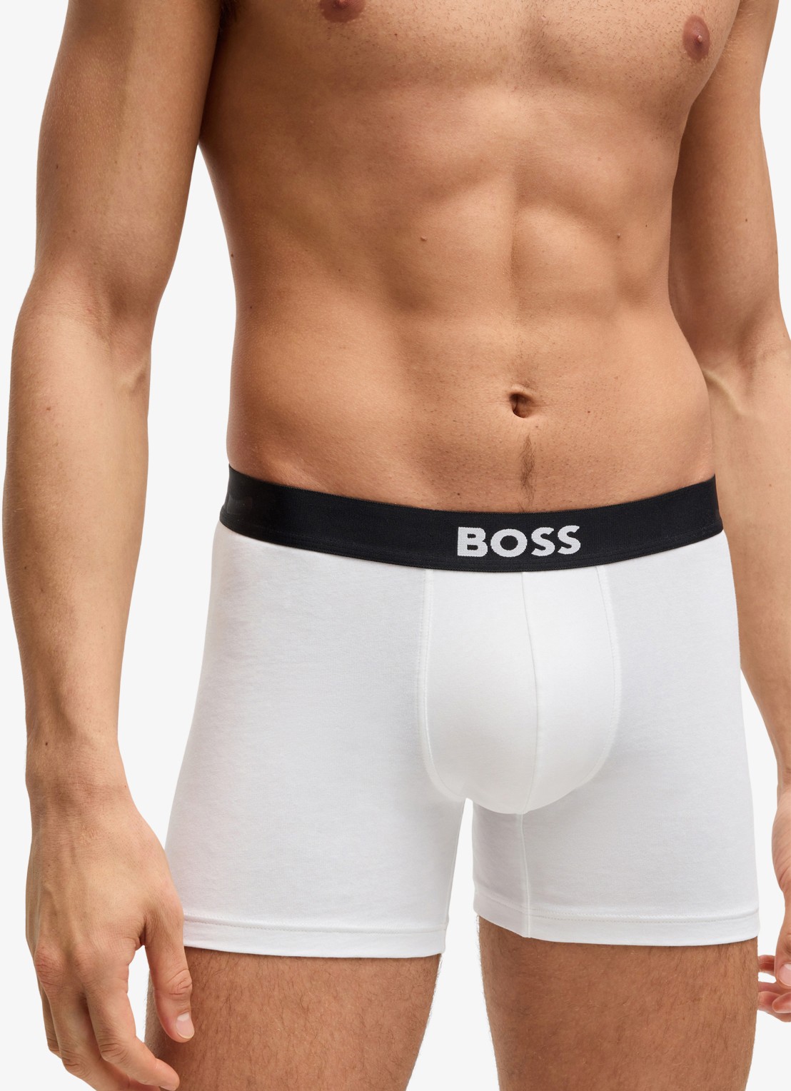 BOSS Boxershorts van  katoen in 3-pack - detail 4 wit