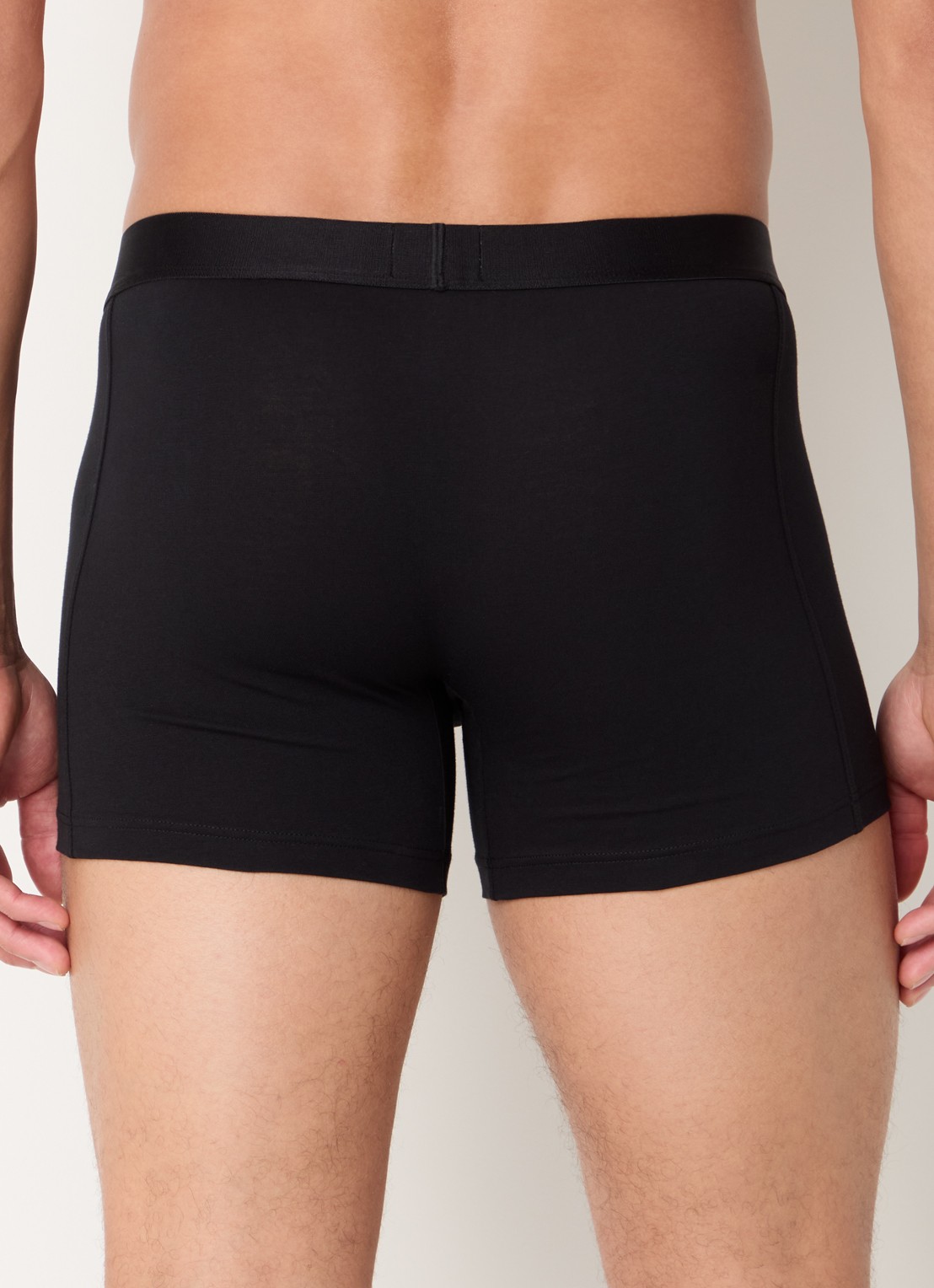 BOSS Boxershorts van  katoen in 3-pack - achterkant 3 zwart