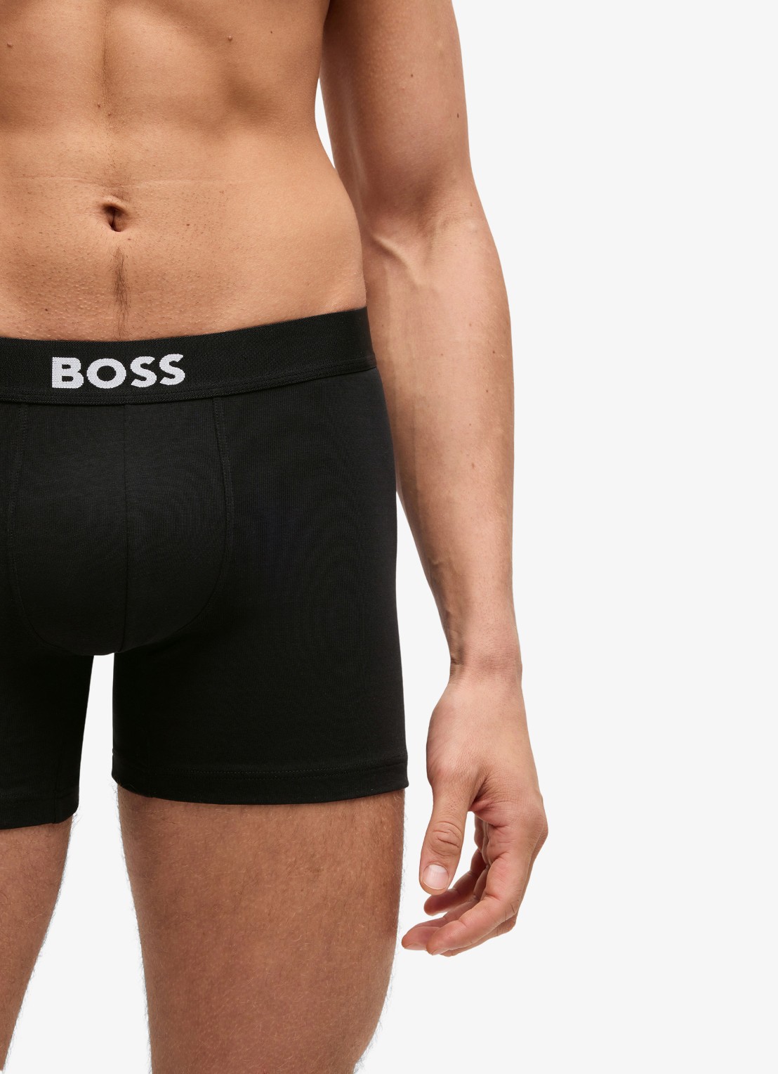 BOSS Boxershorts van  katoen in 3-pack - detail 8 zwart
