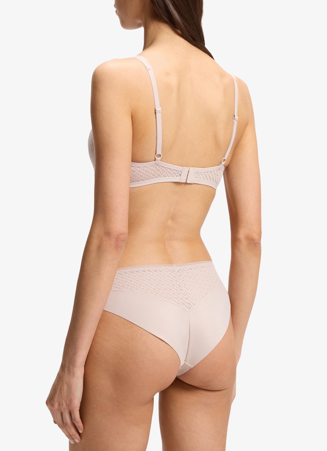 BOSS Bralette van kant - achterkant 3 beige