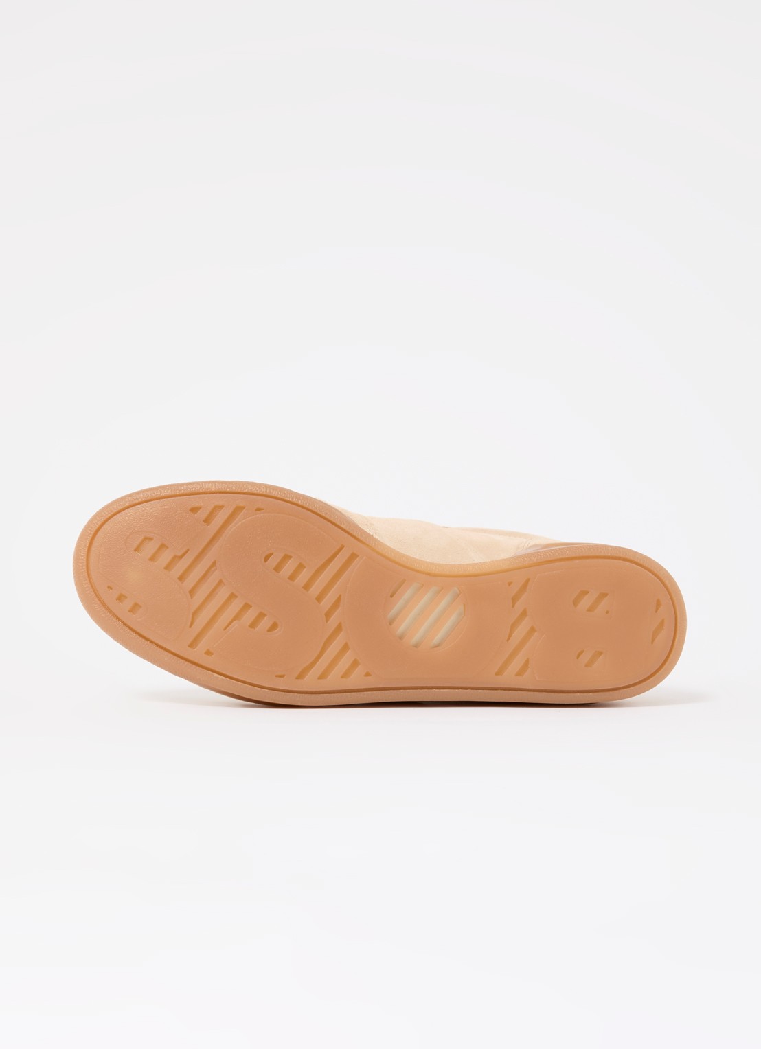 BOSS Brenta sneaker van suède - detail 4 beige