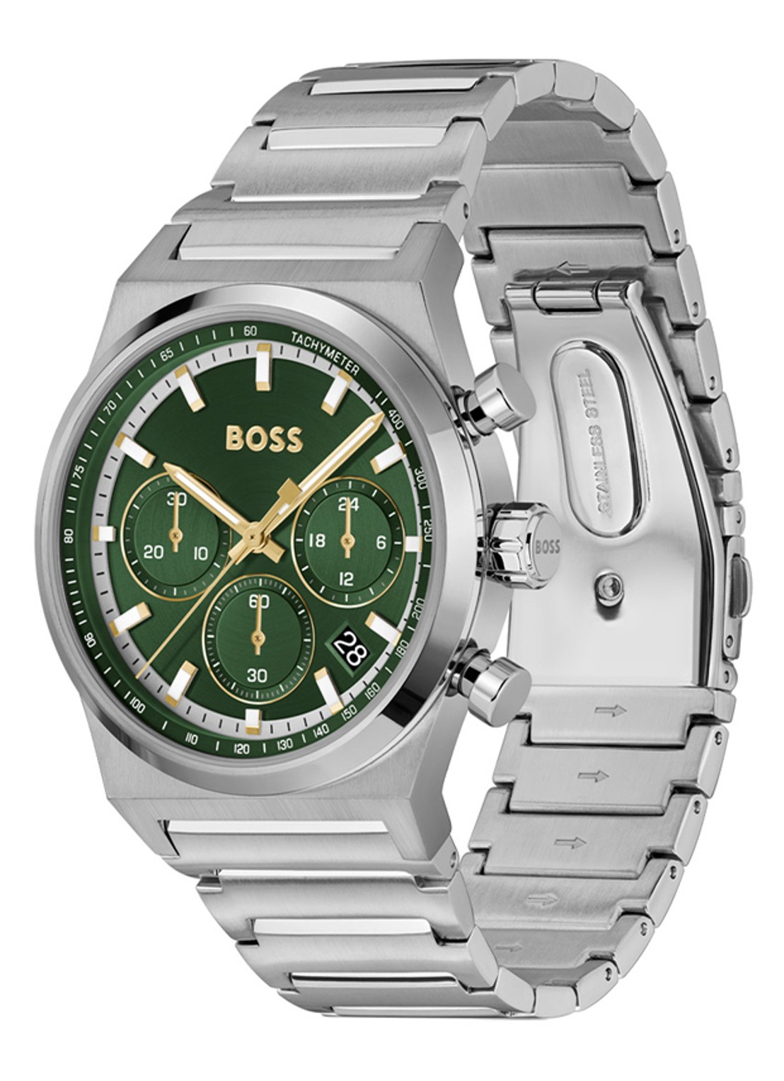 BOSS Candor Chrono horloge HB1514220 - detail 3 zilver