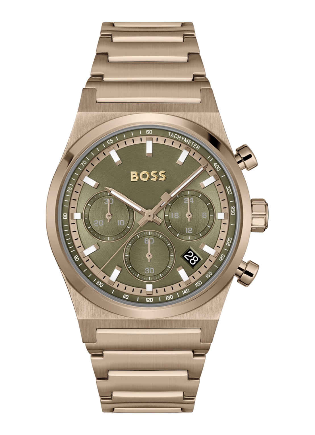 BOSS Candor Chrono horloge HB1514222  - voorkant brons