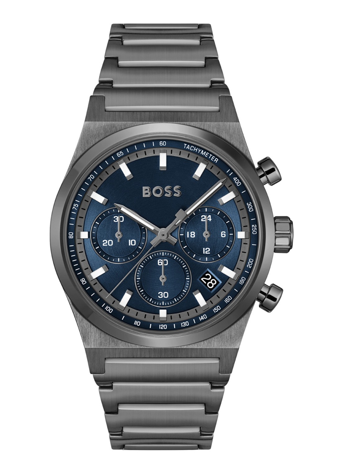 BOSS Candor Chrono horloge HB1514223 HB - voorkant 3 zilver