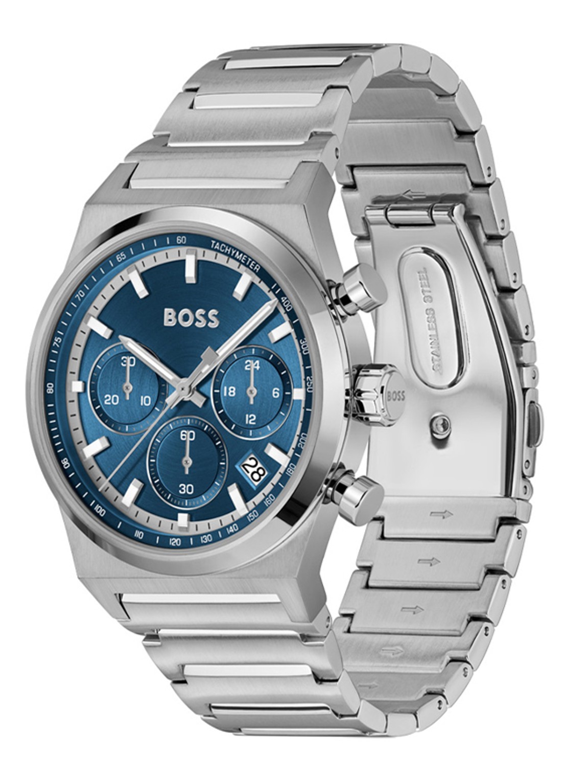 BOSS Candor Chrono horloge HB1514250 - detail 3 zilver