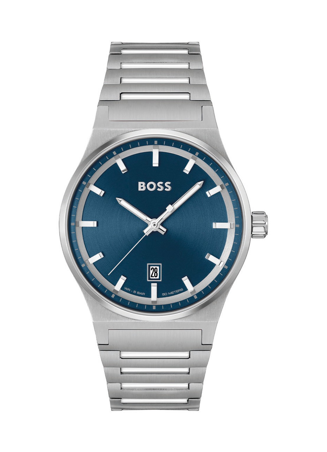 BOSS Candor horloge HB1514076 - voorkant zilver