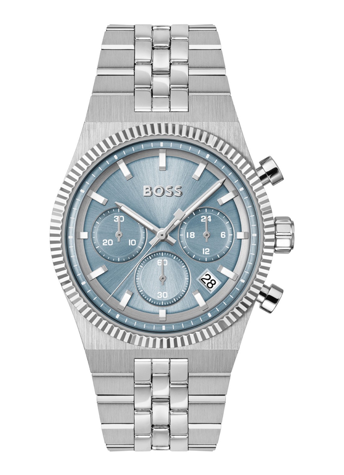 BOSS Candor Prime horloge  HB1514306  - voorkant 3 zilver
