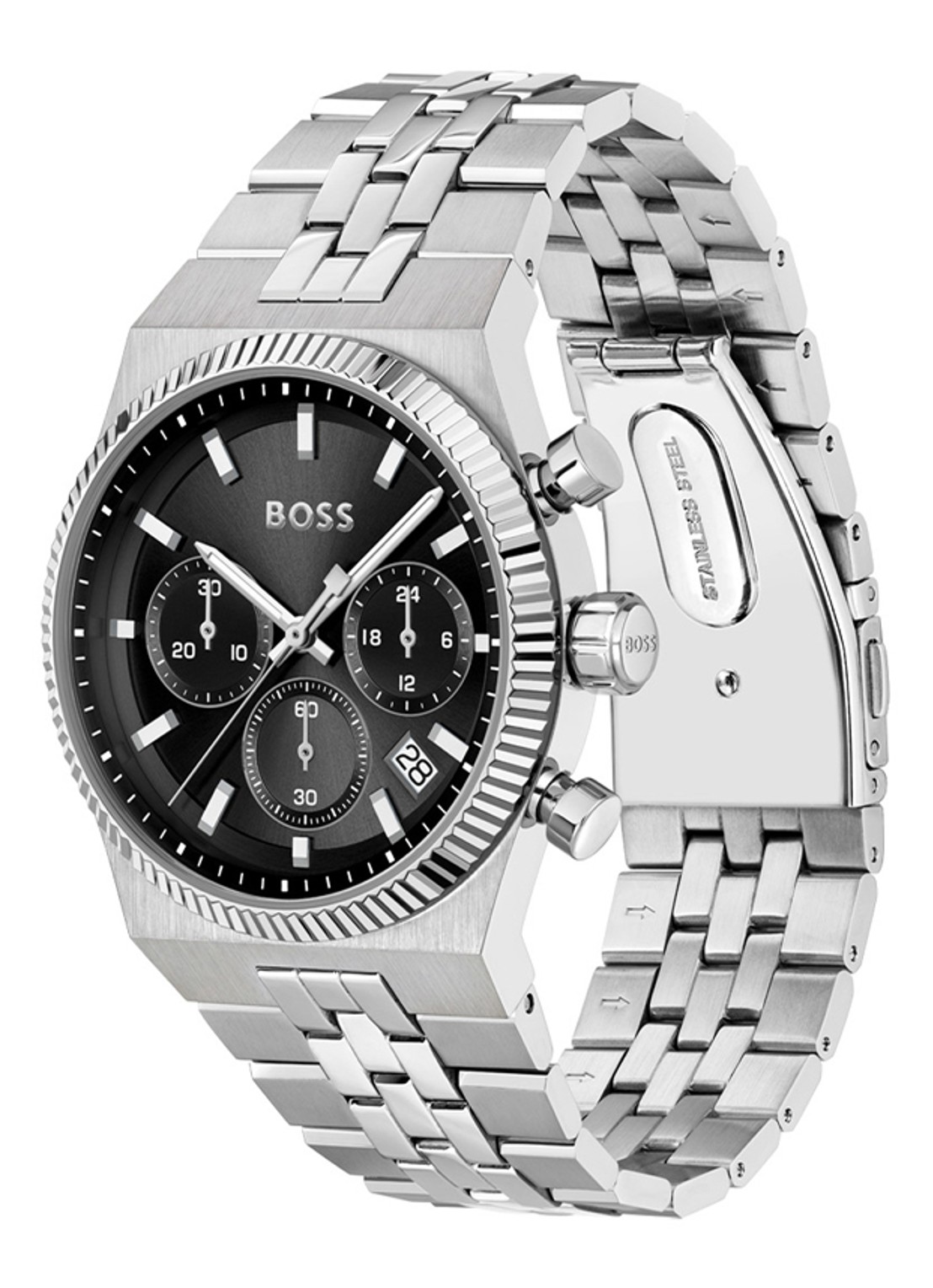 BOSS Candor Prime horloge HB1514307  - detail 3 zilver
