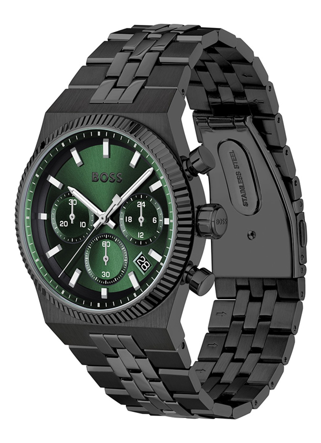 BOSS Candor Prime horloge  HB1514308  - detail zwart