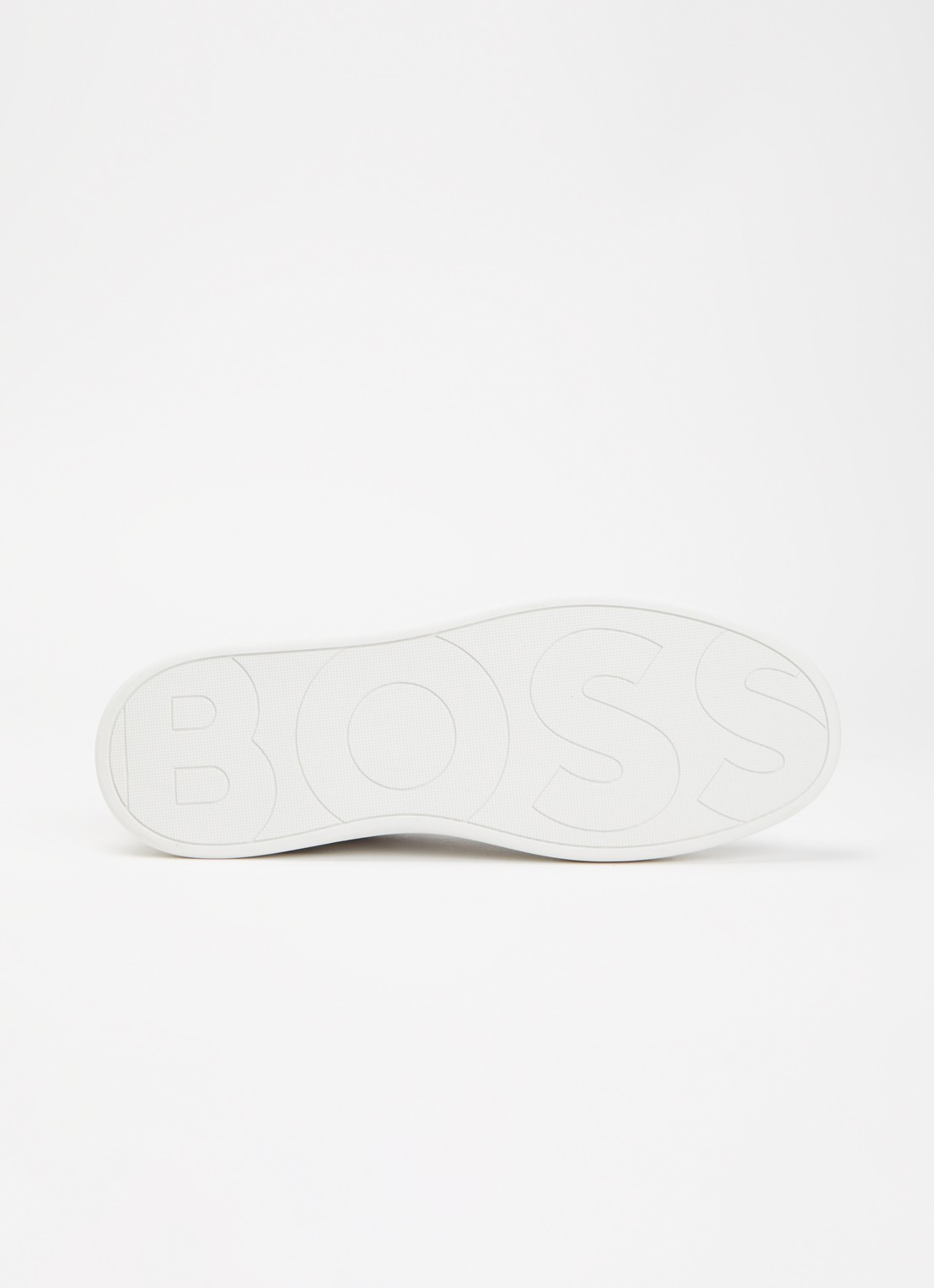 BOSS Clint sneaker van leer met logo - detail 8 wit