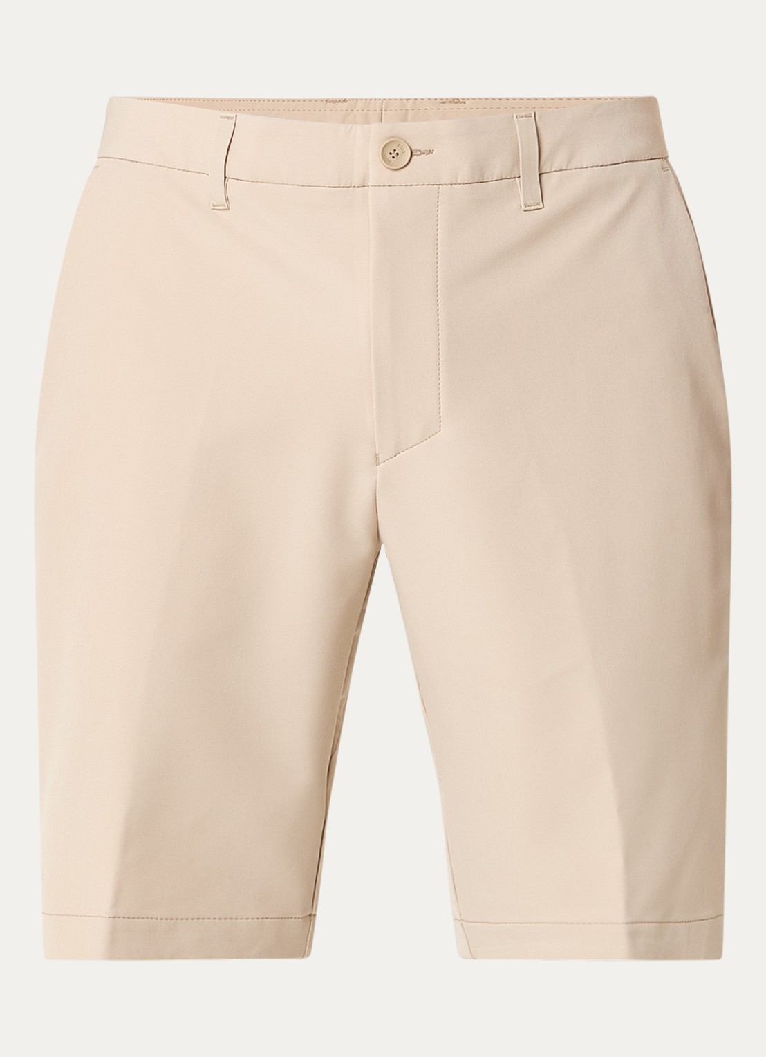 BOSS Commuter loose fit korte broek met steekzakken - voorkant 2 medium beige-269 / beige