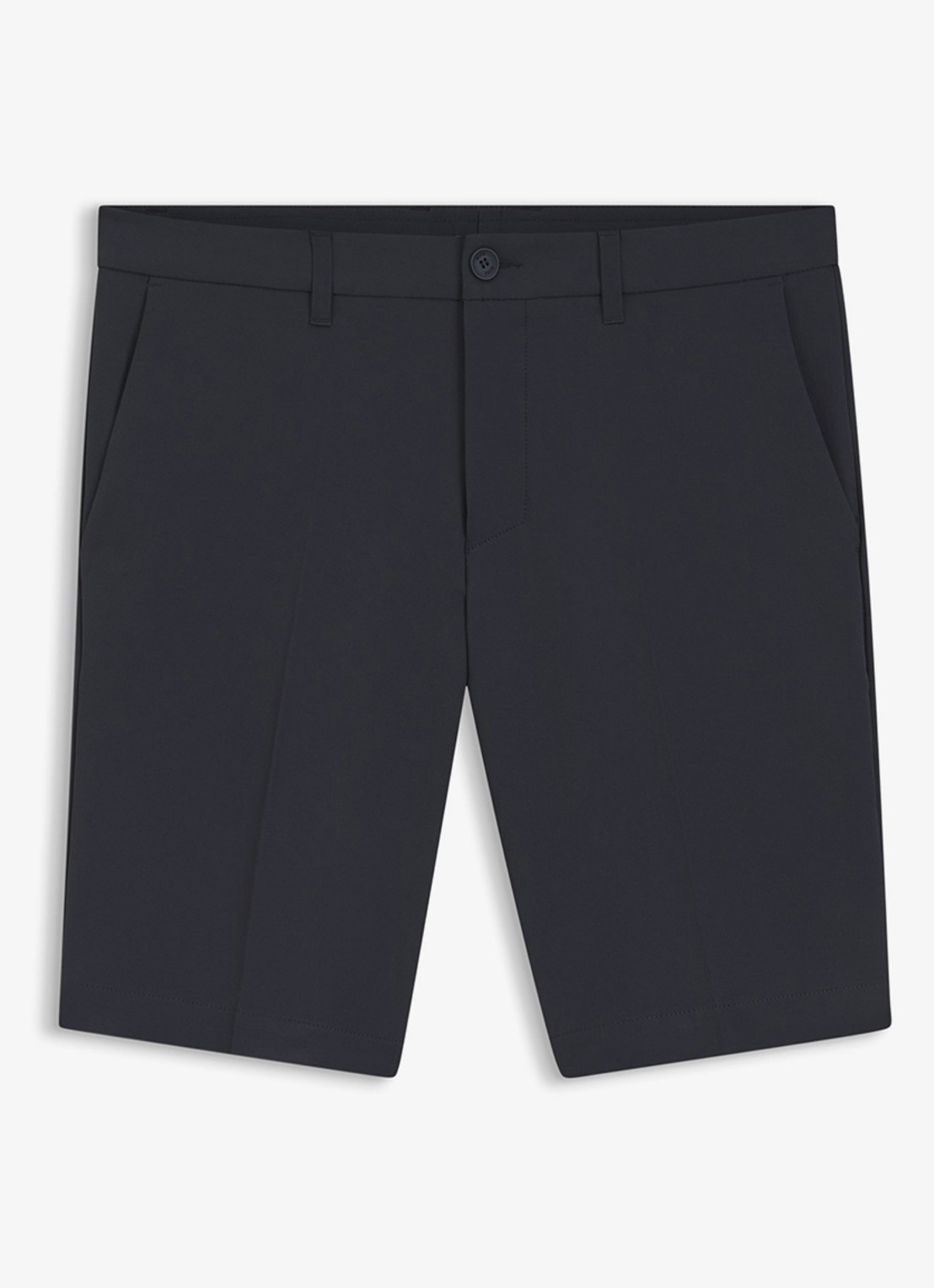 BOSS Commuter loose fit korte broek met steekzakken - voorkant 7 dark blue-402 / blauw