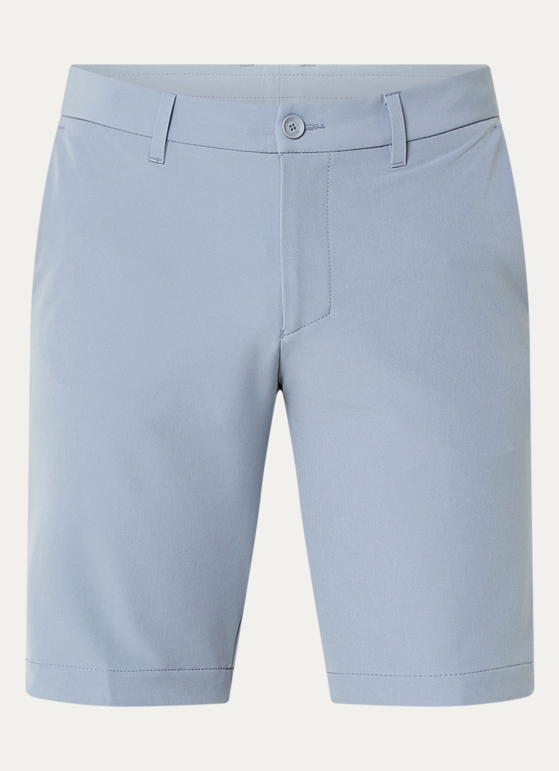 BOSS Commuter loose fit korte broek met steekzakken - voorkant dark grey-026 / grijs