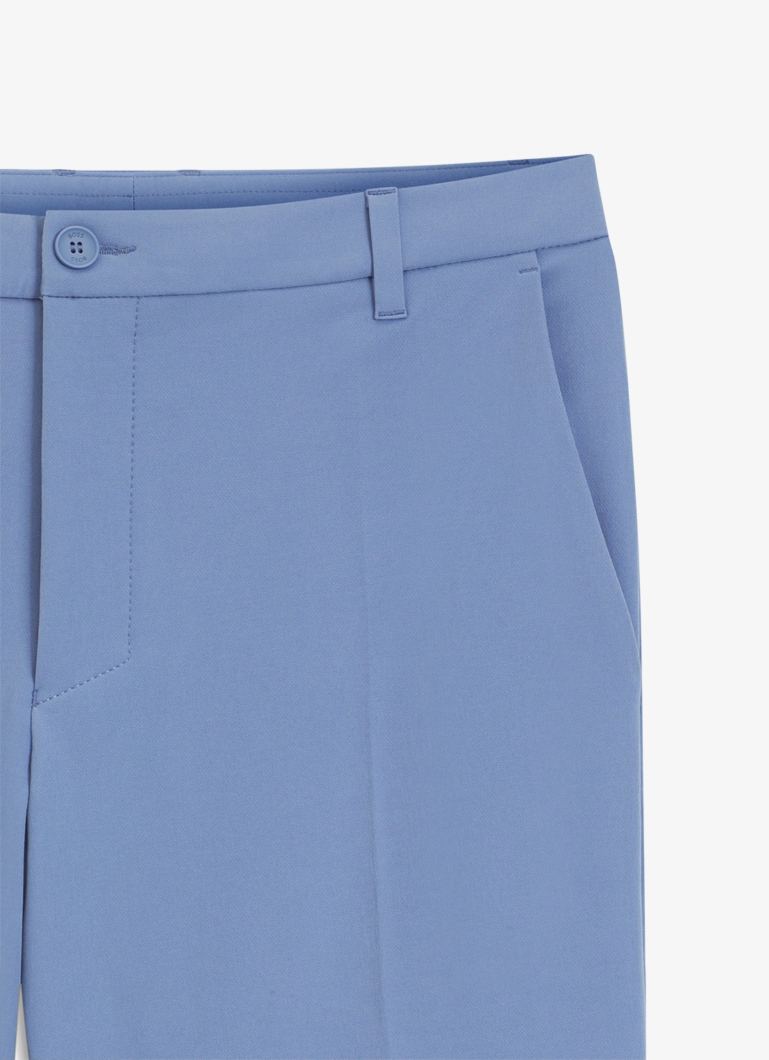 BOSS Commuter loose fit korte broek met steekzakken - detail 3 light/pastel blue-459 / blauw