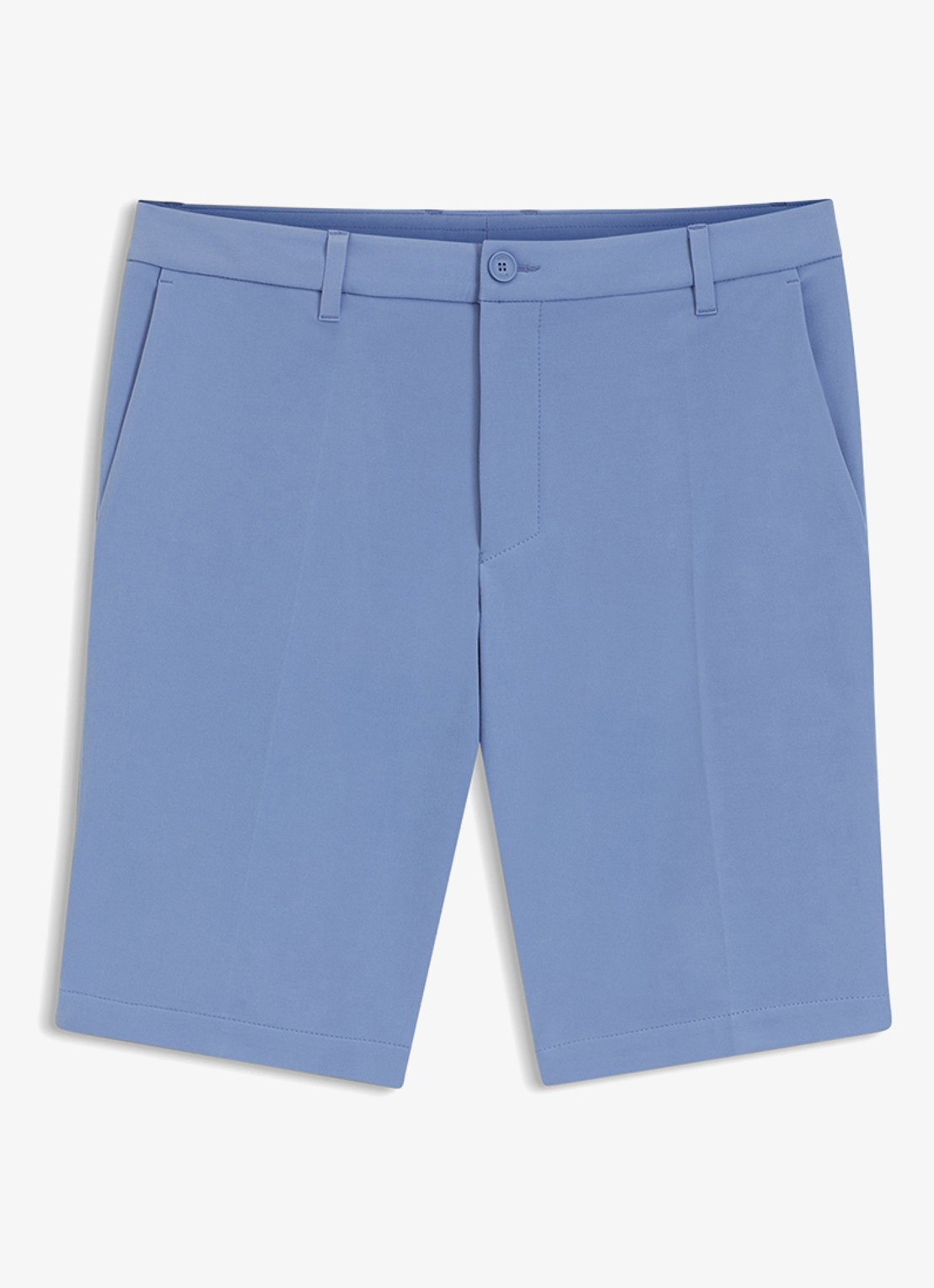 BOSS Commuter loose fit korte broek met steekzakken - voorkant 4 light/pastel blue-459 / blauw
