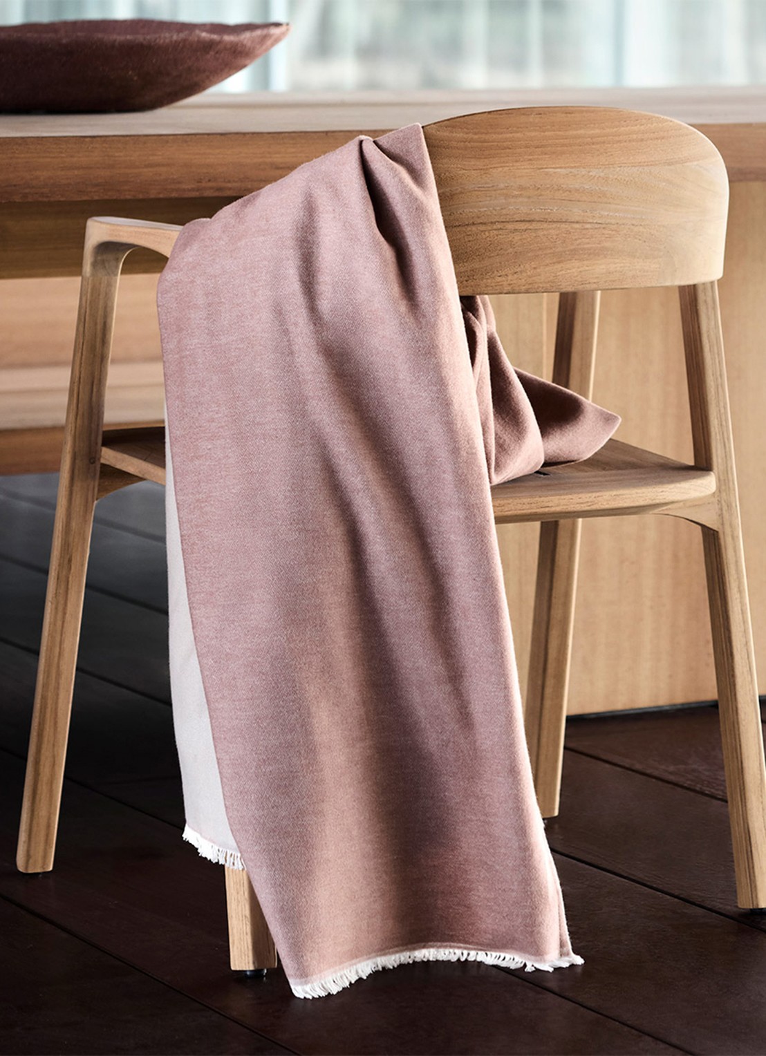 BOSS Cottage plaid 130 x 170 cm - voorkant 2 beige