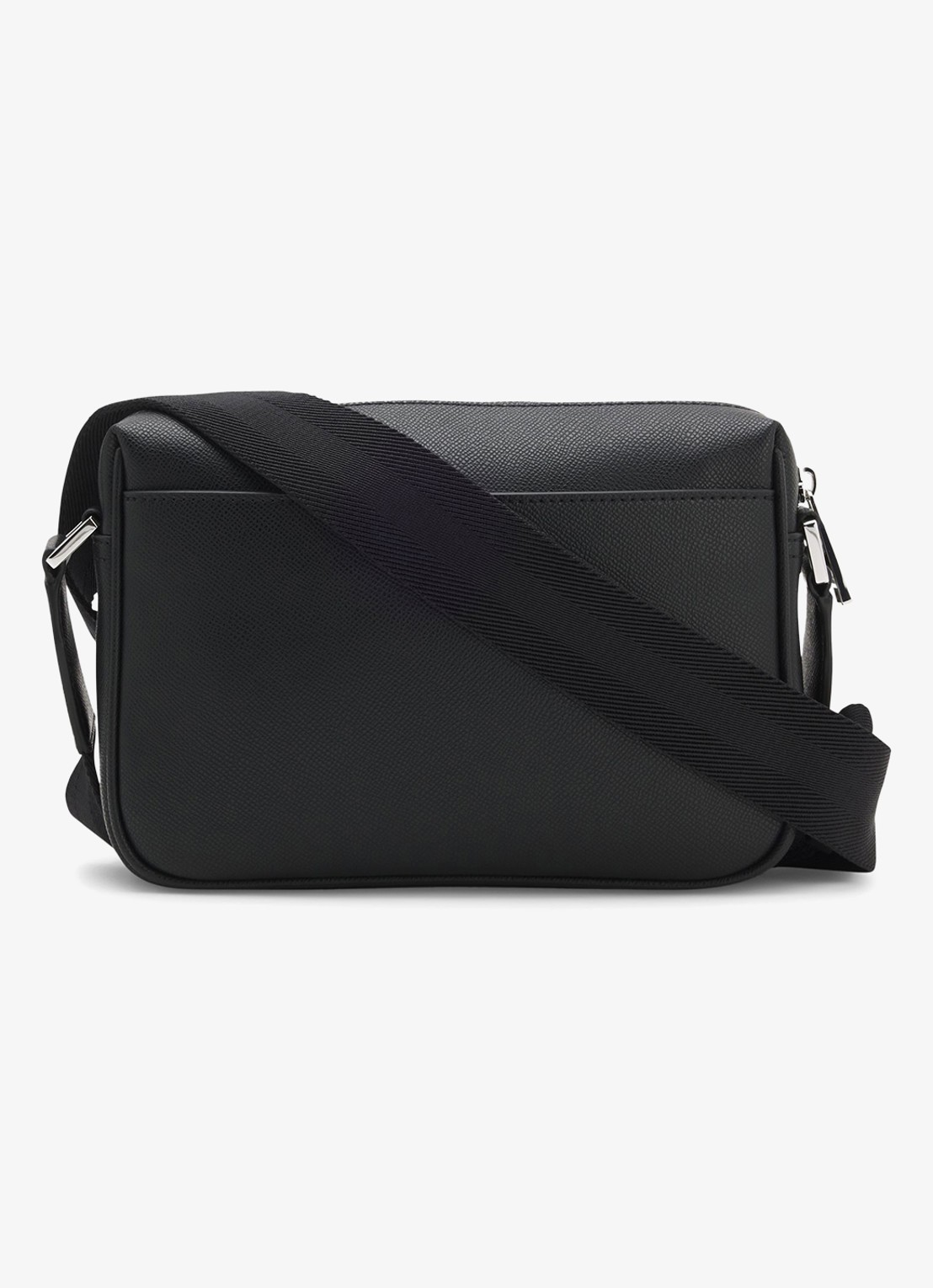 BOSS Crossbodytas met verstelbare schouderriem en logo - achterkant zwart
