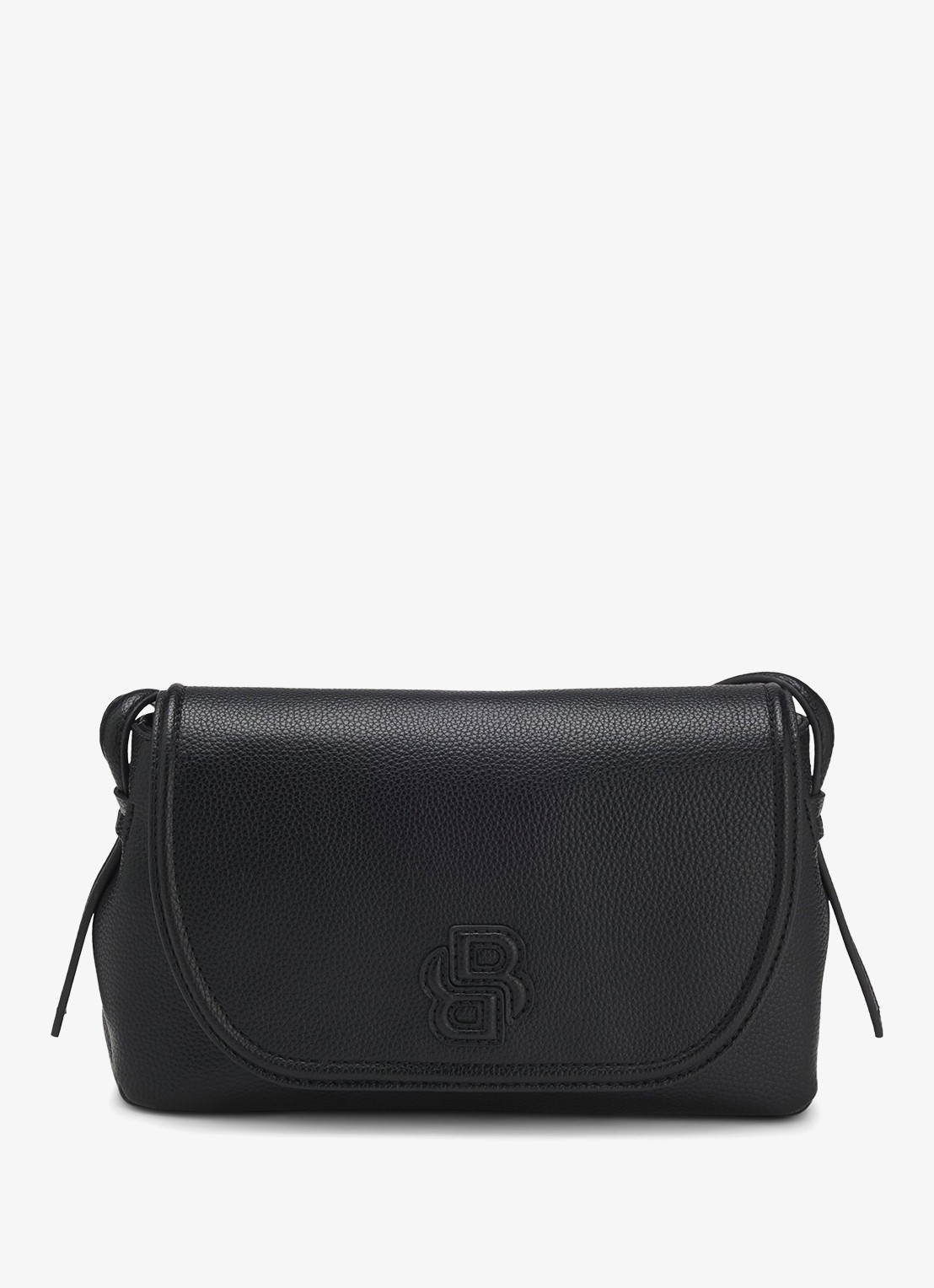 BOSS Crossbodytas van leer - detail 3 zwart
