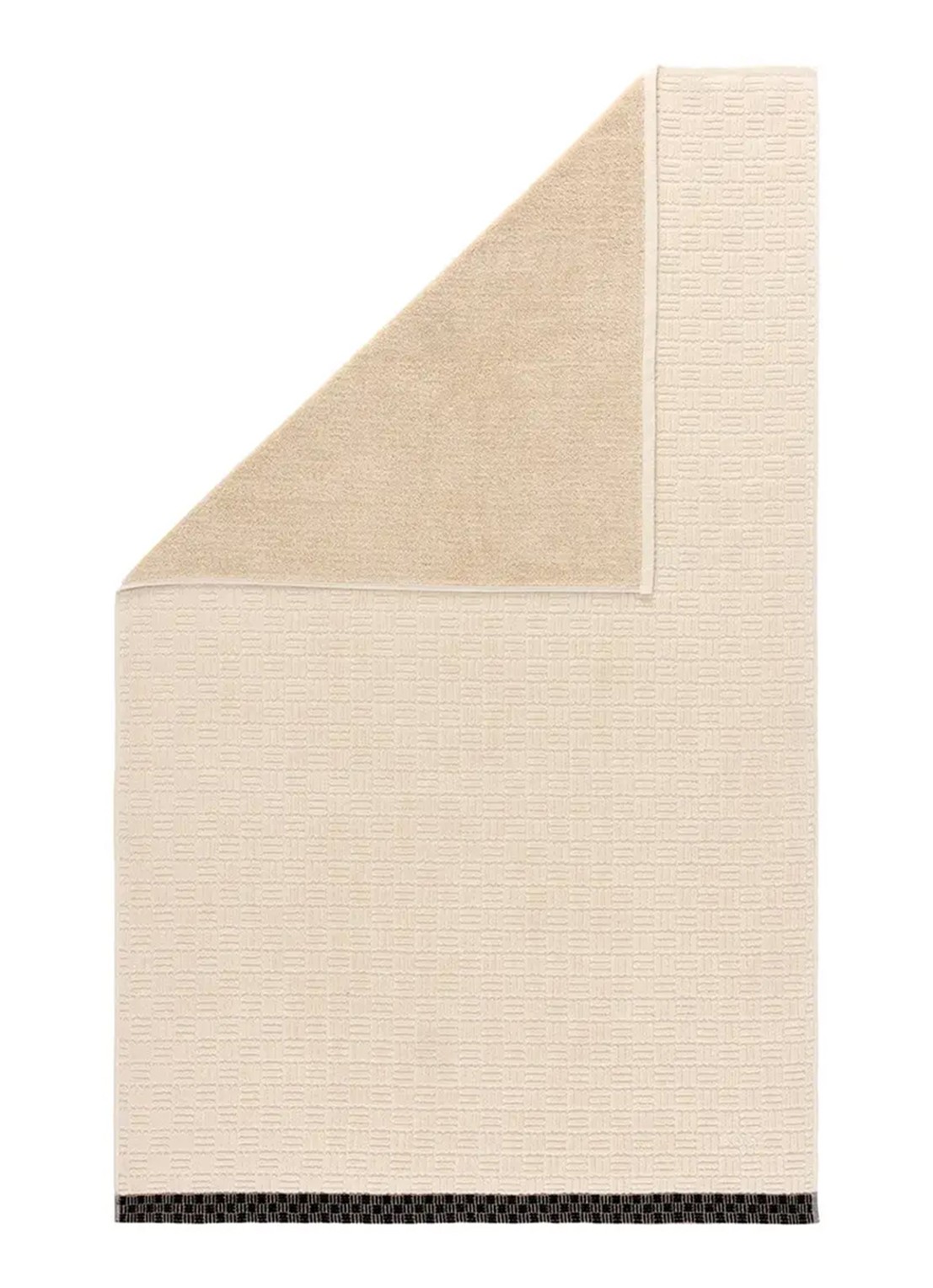 BOSS Dedale badlaken 90 x 150 cm - achterkant beige
