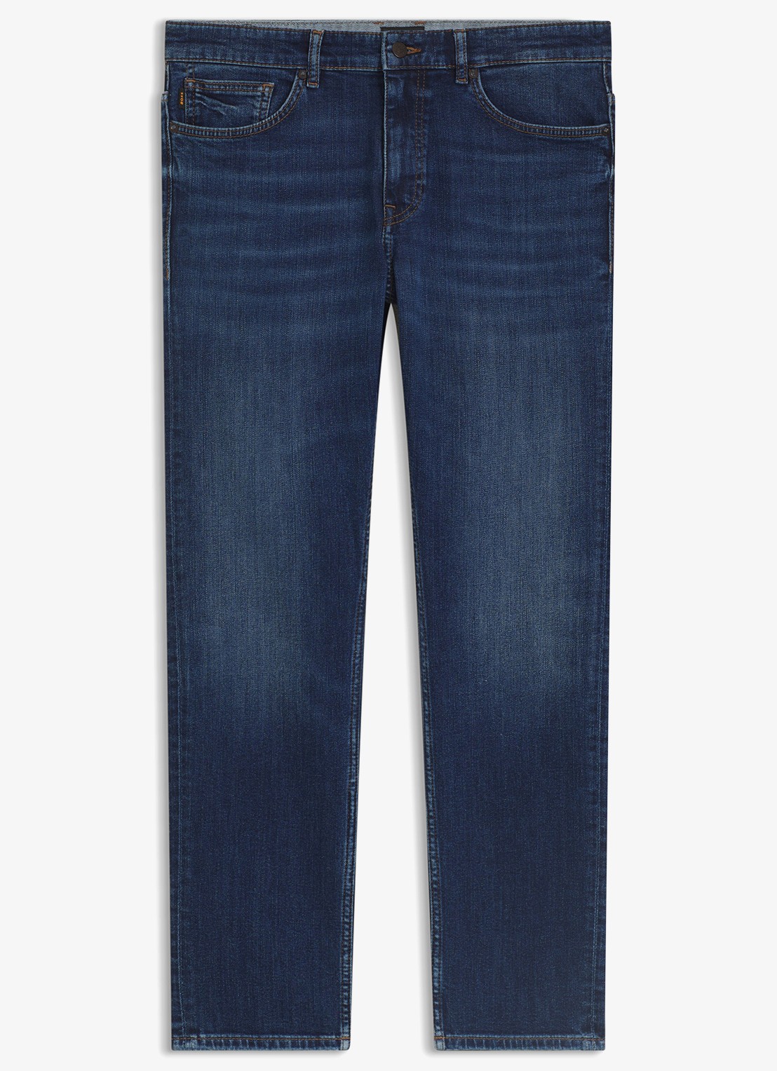 BOSS Delaware Bo slim fit jeans met stretch - voorkant 2 indigo